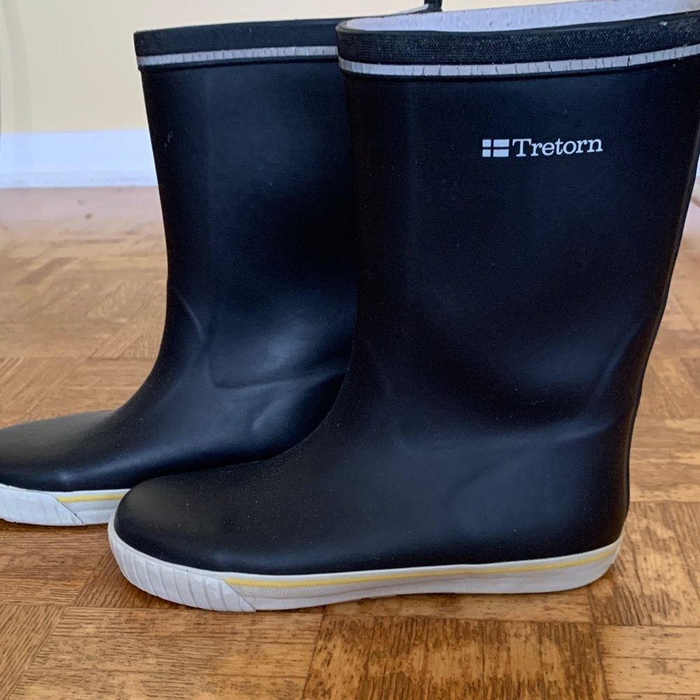 Tretorn Black Waterproof Boots